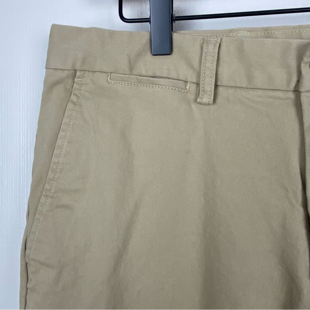 Old Navy Pants Mens 34x32 (34X31) Tan Khaki Ultimate Straight Chino Stretch - Picture 4 of 14
